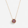 TAVANTI - 18KT Rose Gold, Brill, Amethyst Pendant ( Diamonds 0.16ctw G Si, Amethyst)-JF-82-2074F - 155
Necklace length16", pendant 12mm. - THE SOLIST