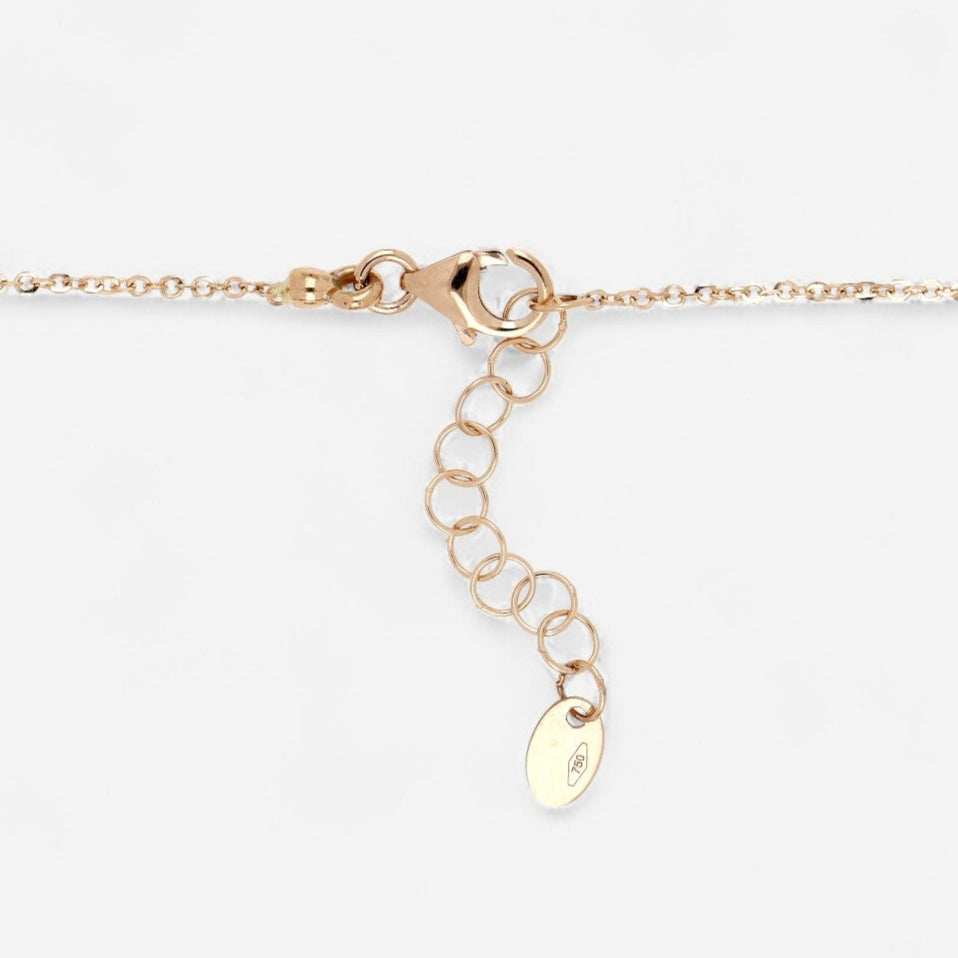 TAVANTI - 18KT Rose Gold, Brill, Amethyst Necklace ( Diamonds 0.38ctw G Si, Amethyst)-JF-82-2036F - 13
Necklace is 17