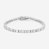 Ina Mar 14K White Gold Round & Emerald Cut Diamond Tennis Bracelet KB500884Q-G