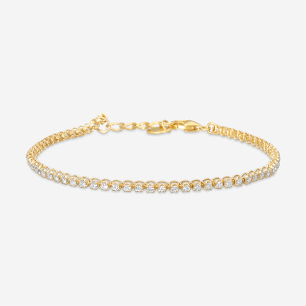 Ina Mar 14K Yellow Gold Diamond Tennis Bracelet KB501464