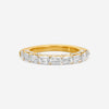 Ina Mar 18K Yellow Gold Diamond Statement Band Ring Sz. 7 KR105260