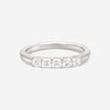 Ina Mar 14K White Gold Asscher Cut Diamond Band Ring Sz. 7 KR106882Q-G