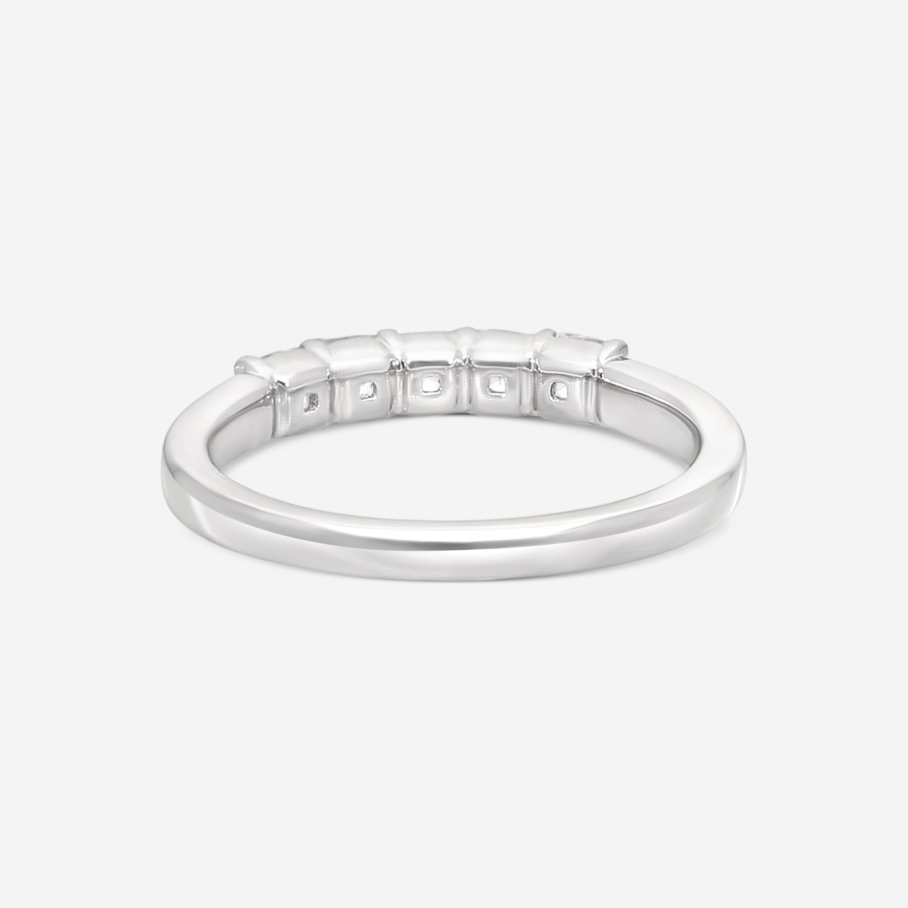 Ina Mar 14K White Gold Asscher Cut Diamond Band Ring Sz. 7 KR106882Q-G