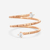 Mattia Cielo Rugiada Diamanti 18K Rose Gold & Titanium Diamond Wrap Ring LJWR299-PM