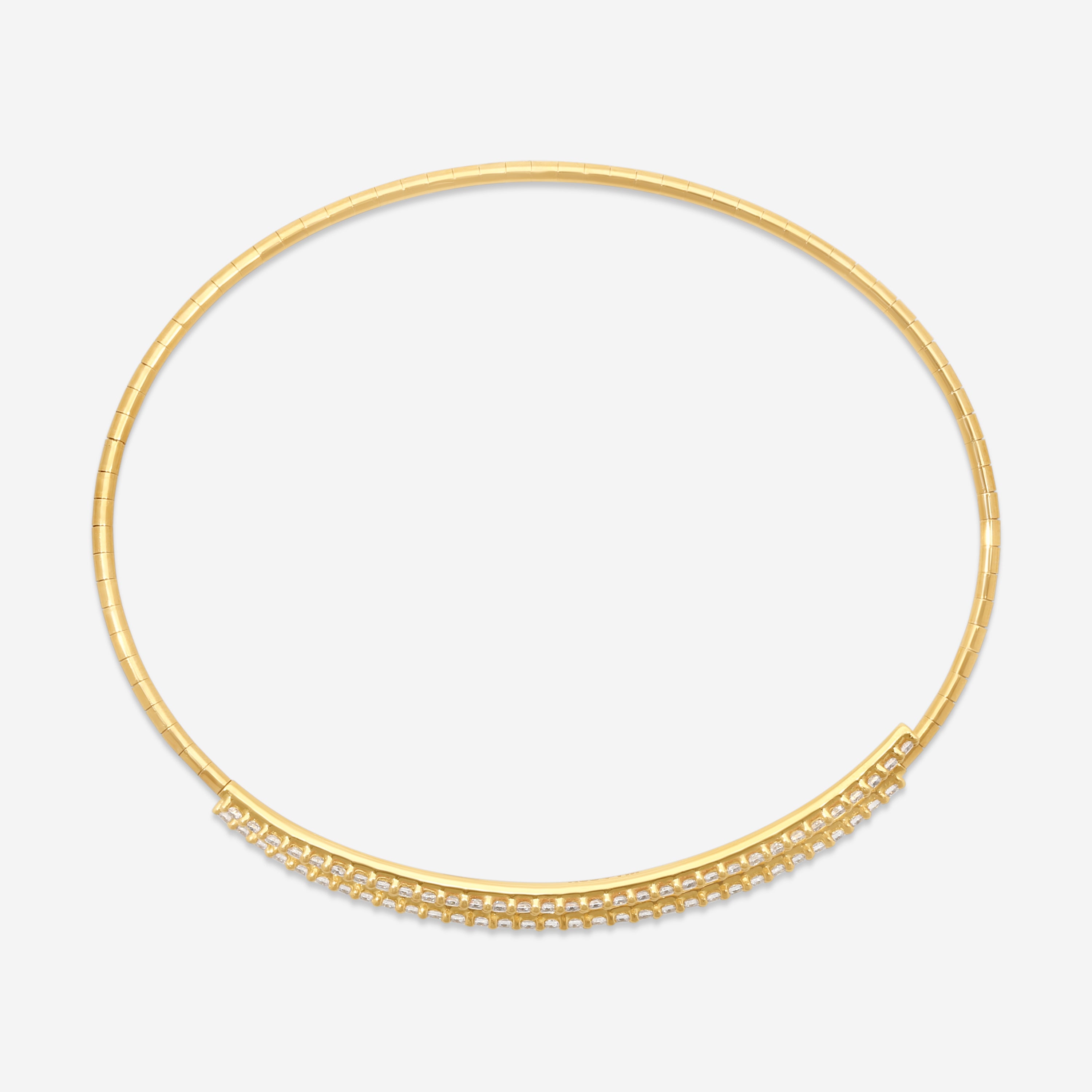 Mattia Cielo Rugiada Tennis 18K Yellow Gold & Titanium Diamond Bracelet LJWR304-YM