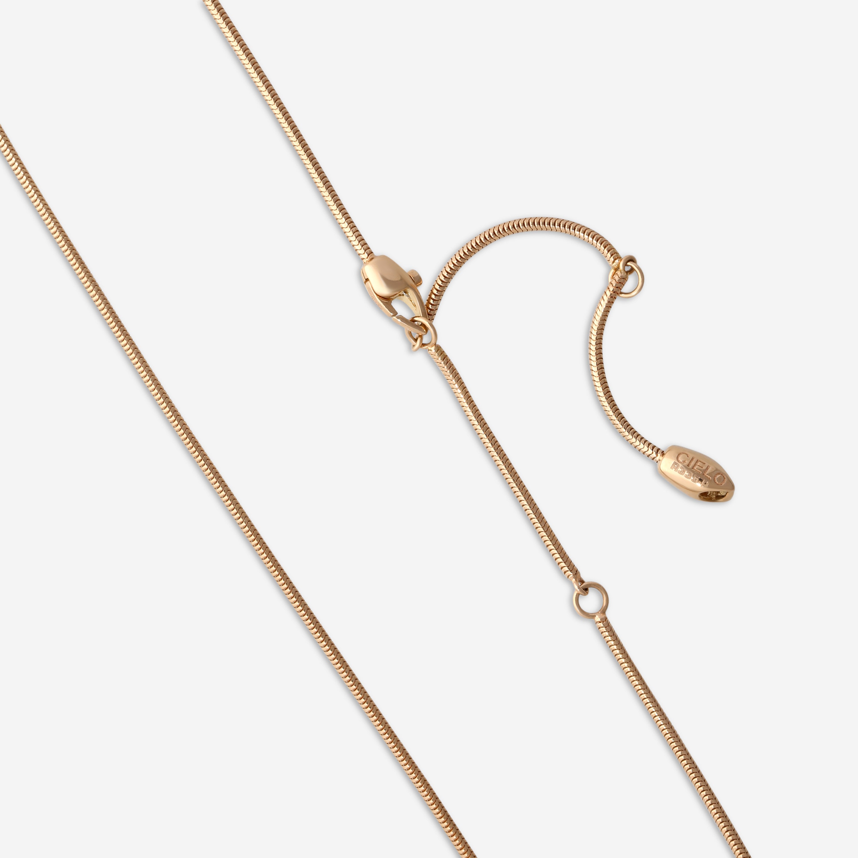 Mattia Cielo Rugiada Pietre 18K Rose Gold Diamond & Pink Tourmaline Lariat Necklace LJWR335-P