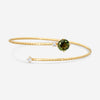 Mattia Cielo Rugiada Pietre 18K Rose Gold & Titanium Diamond & Green Tourmaline Bracelet LJWR339-PS