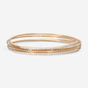 Mattia Cielo Rugiada Tennis 18K Rose Gold & Titanium Diamond Wrap Bracelet LJWR349-PM