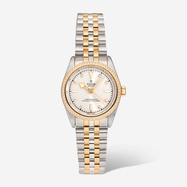 Tudor Black Bay 31mm Steel And Yellow Gold Diamond Automatic Ladies Watch M79613-0006