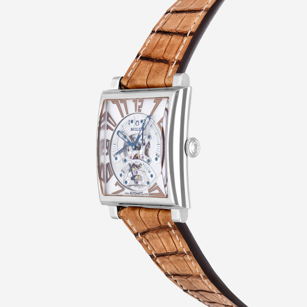 Milus Herios TriRetrograde Stainless Steel Men's Automatic Watch HERT008 - THE SOLIST