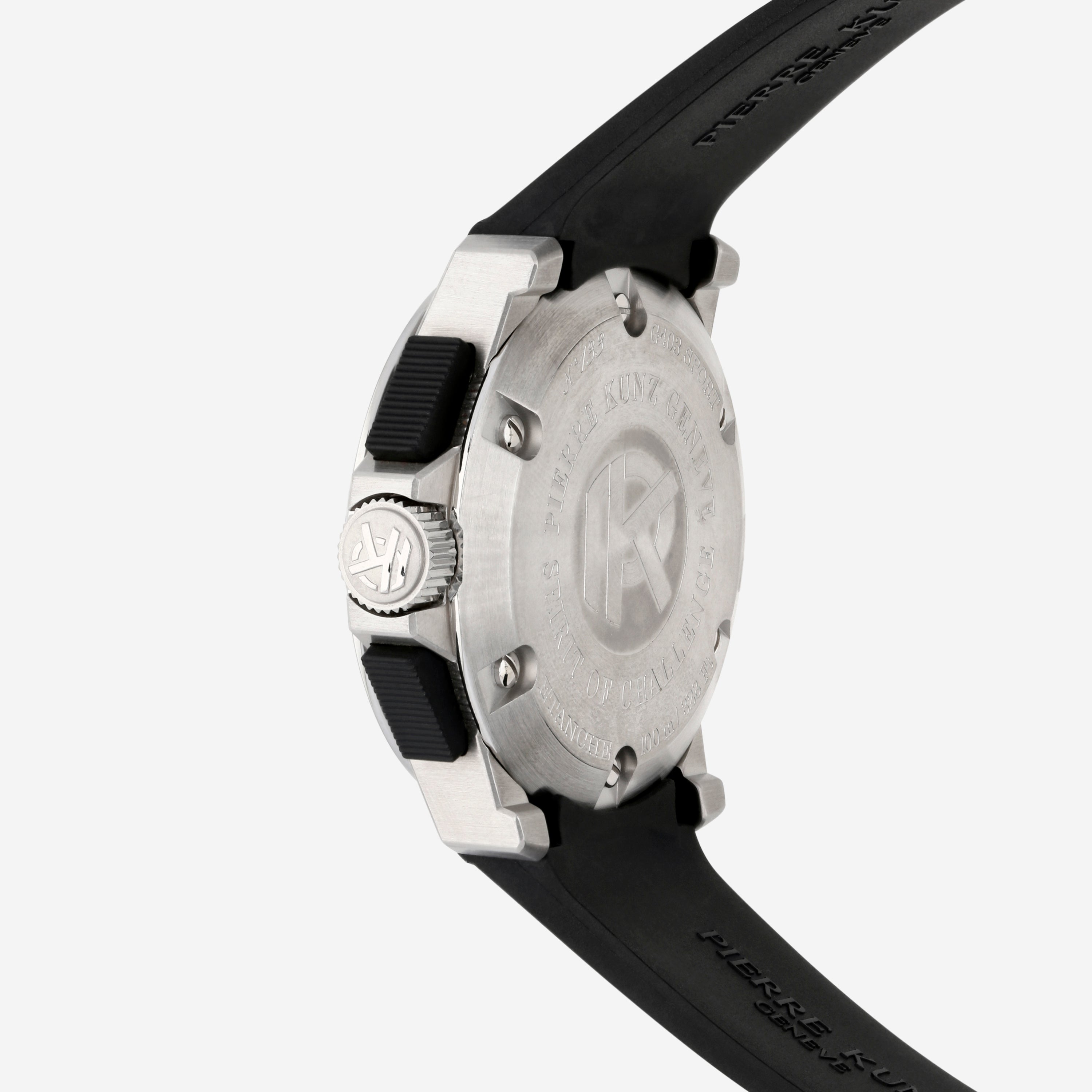 Pierre Kunz Sport Bi-Retrograde Chronograph 45mm Automatic Men's Watch PKG403SPORT1