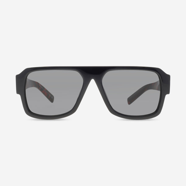 Prada Unisex Black Frame Dark Grey Lens Unisex Sunglasses PR22YS1AB5S0