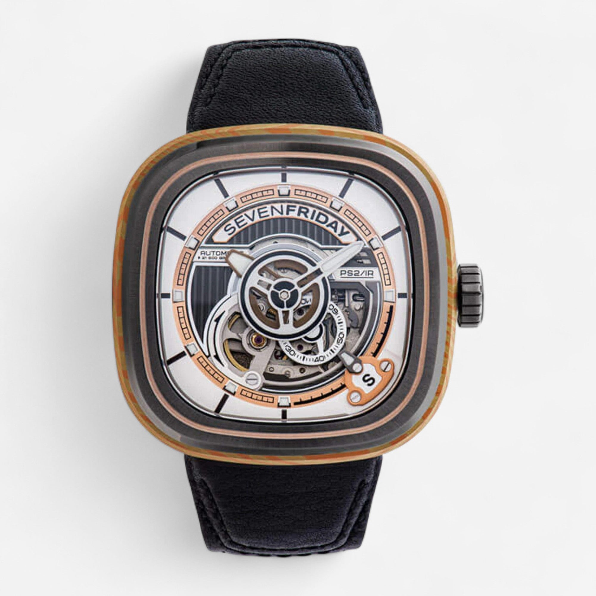 SevenFriday Cuxedo Stainless Steel Automatic Men's Watch PS2-02