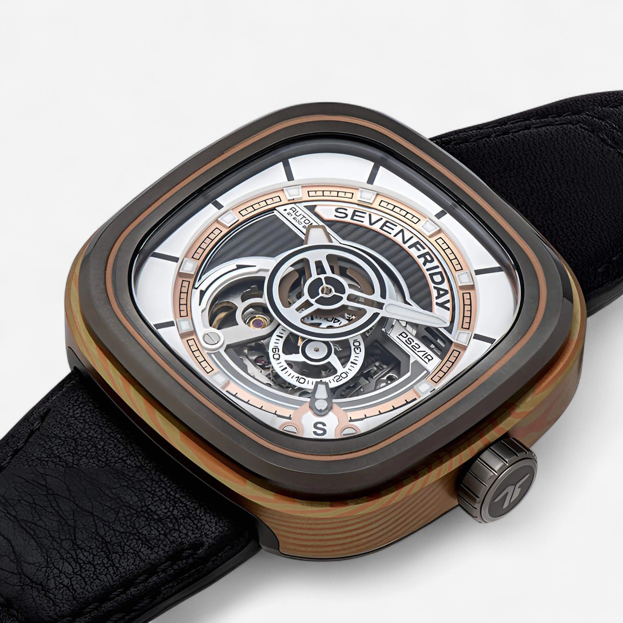 SevenFriday Cuxedo Stainless Steel Automatic Men's Watch PS2-02