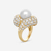 Suna Brothers 18K Yellow Gold Diamond & South Sea Pearl Ring R6108CPY