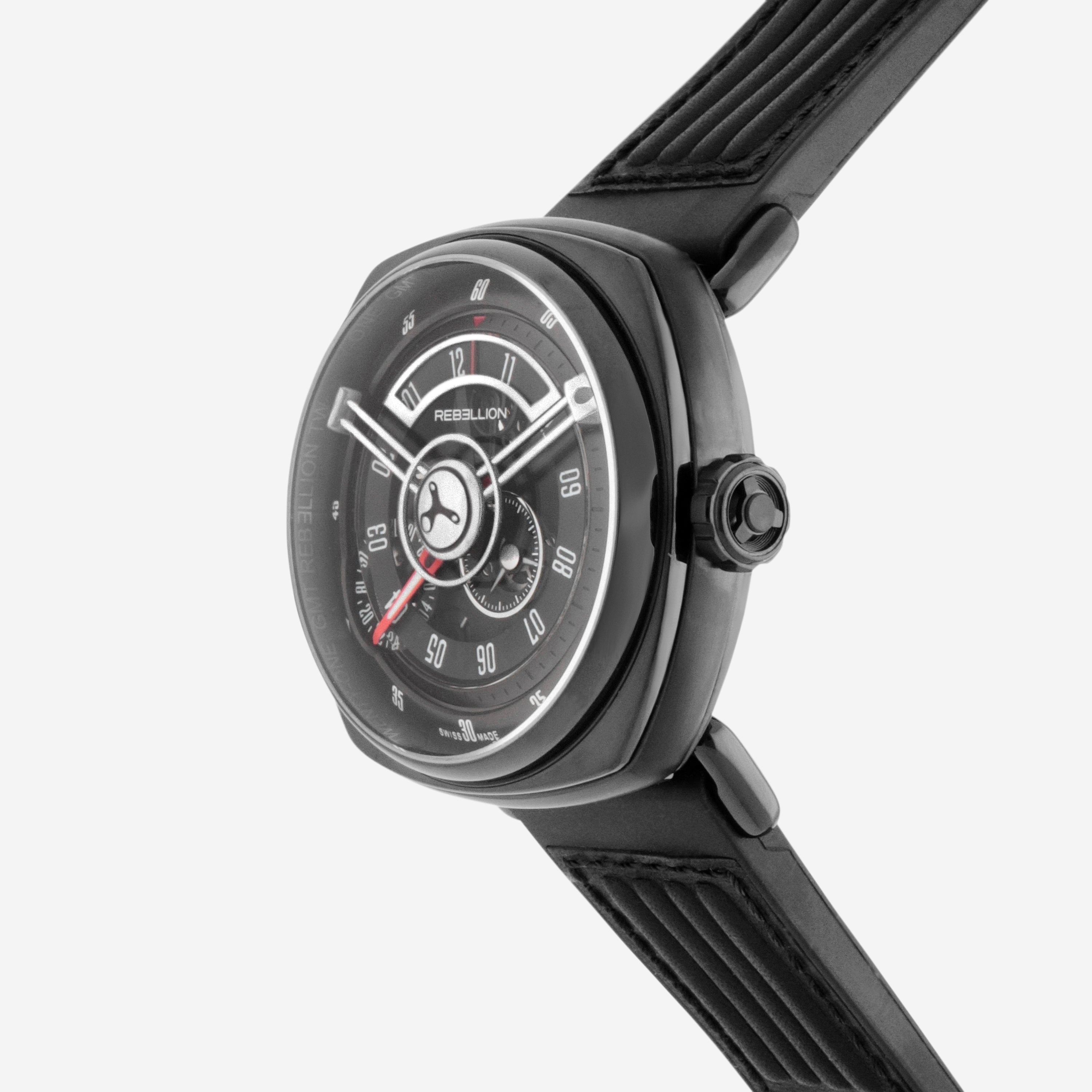 Rebellion Twenty-One Stainless Steel GMT Automatic Men's Watch RB.21.GMT.SB.T05 - THE SOLIST