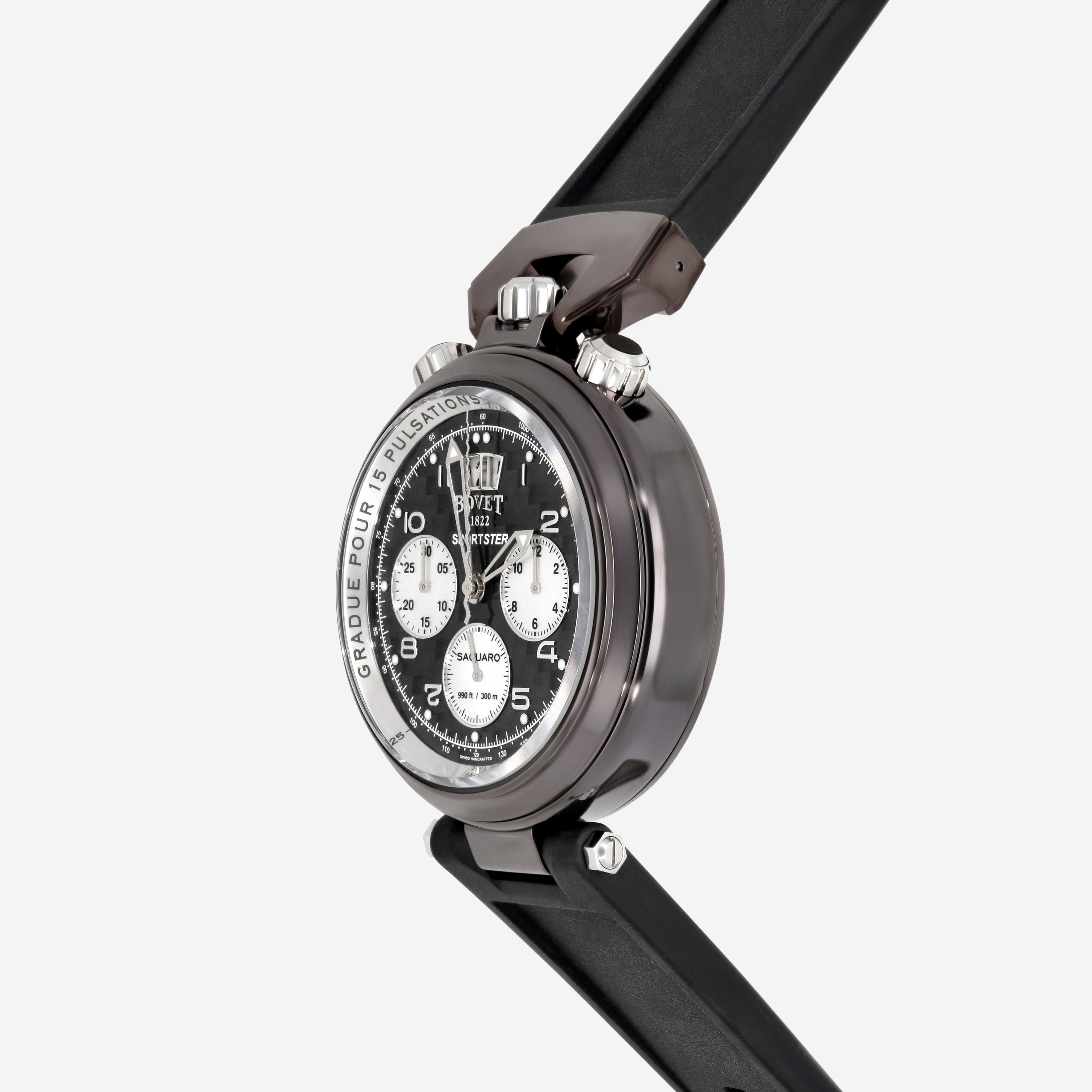 Bovet Sportster Saguaro 46 Chronograph Brown PVD Stainless Steel Automatic Men's Watch SP0468 - THE SOLIST