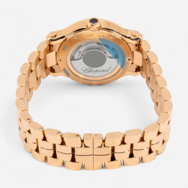 Chopard Happy Sport 18K Rose Gold Automatic Ladies Watch 275378-5008