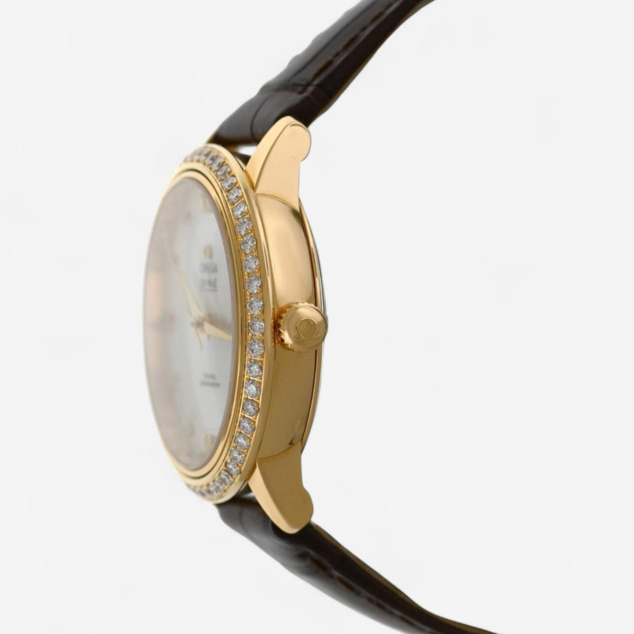 Omega De Ville Prestige 18K Yellow Gold Automatic Ladies Watch 424.58.33.20.55.002 - THE SOLIST