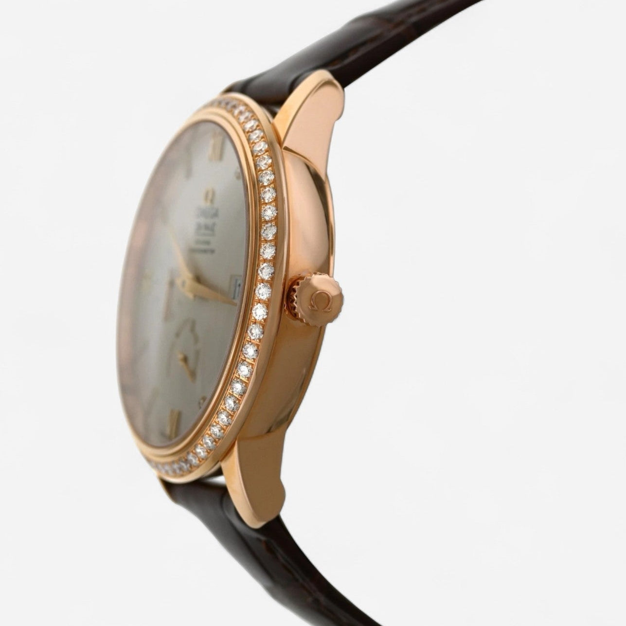 Omega De Ville Prestige 18K Rose Gold Automatic Unisex Watch 424.58.40.21.52.002 - THE SOLIST