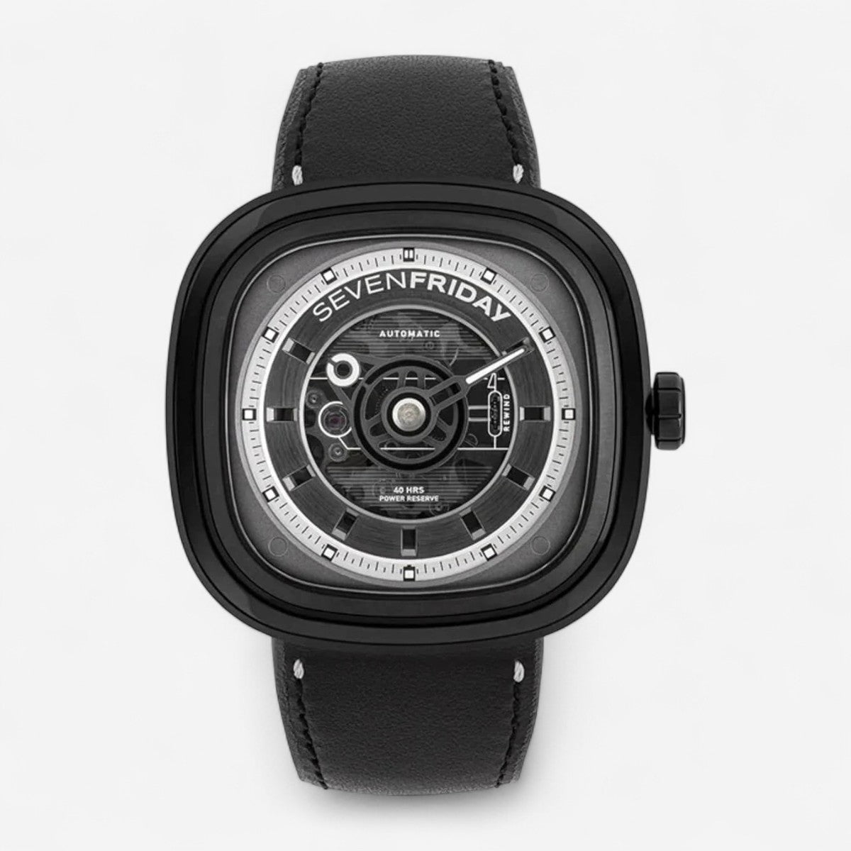 SevenFriday Black-T Stainless Steel Automatic Men's Watch T1-04