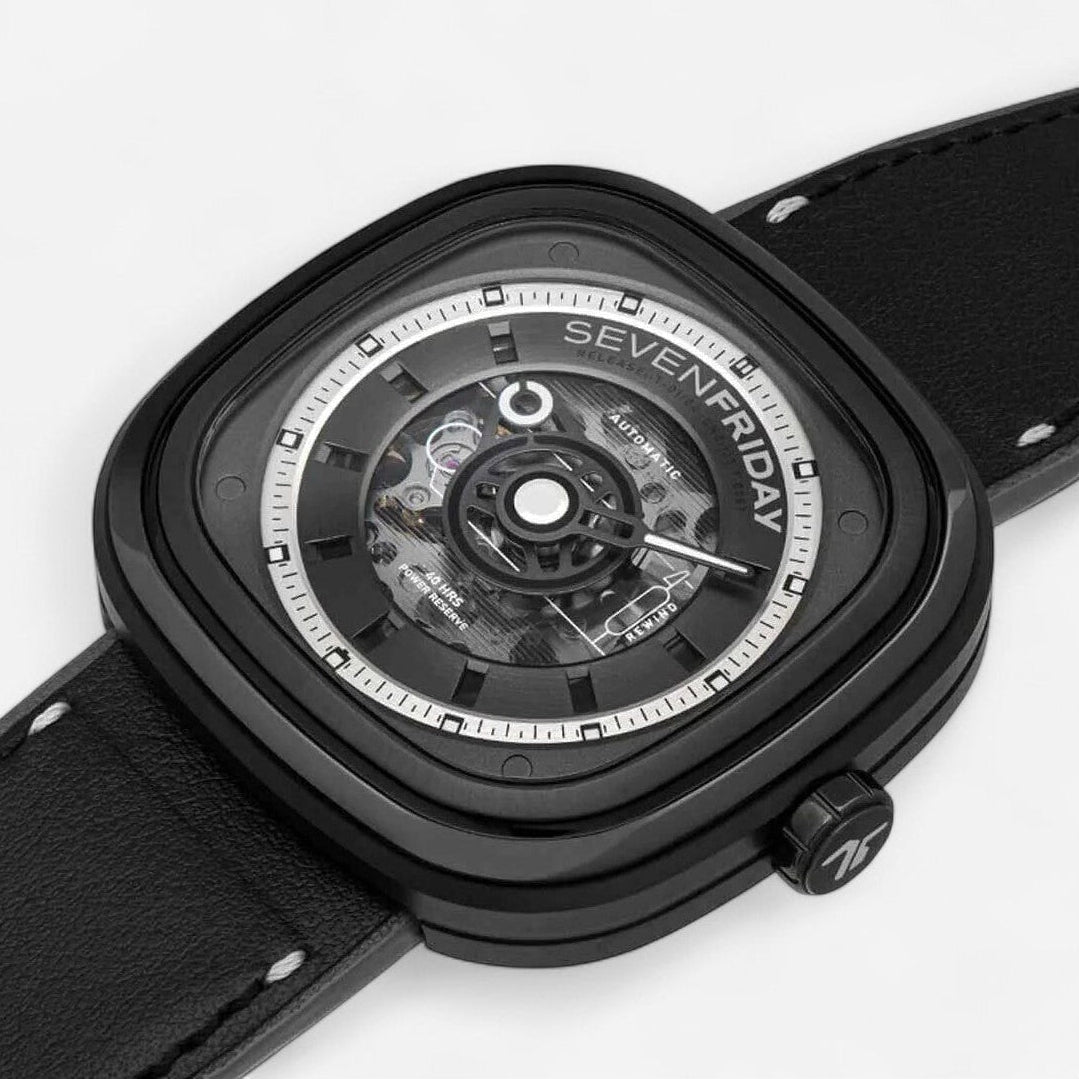 SevenFriday Black-T Stainless Steel Automatic Men's Watch T1-04