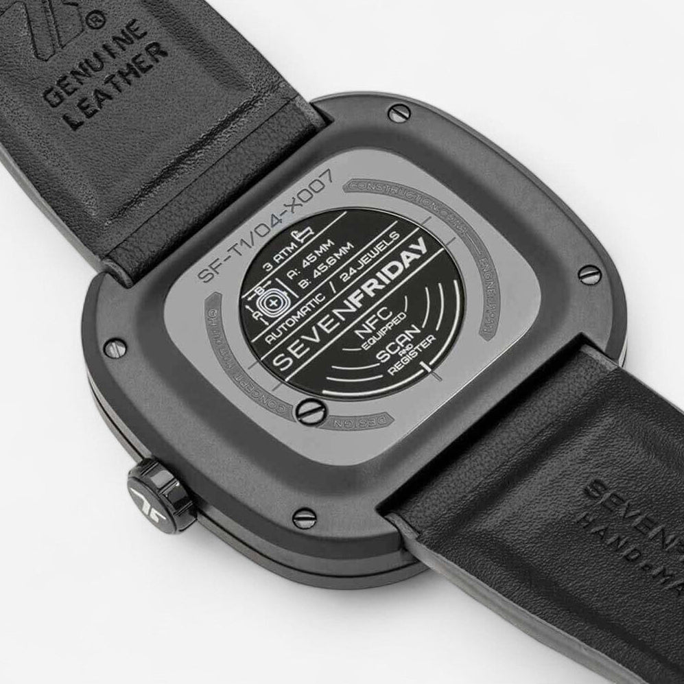 SevenFriday Black-T Stainless Steel Automatic Men's Watch T1-04