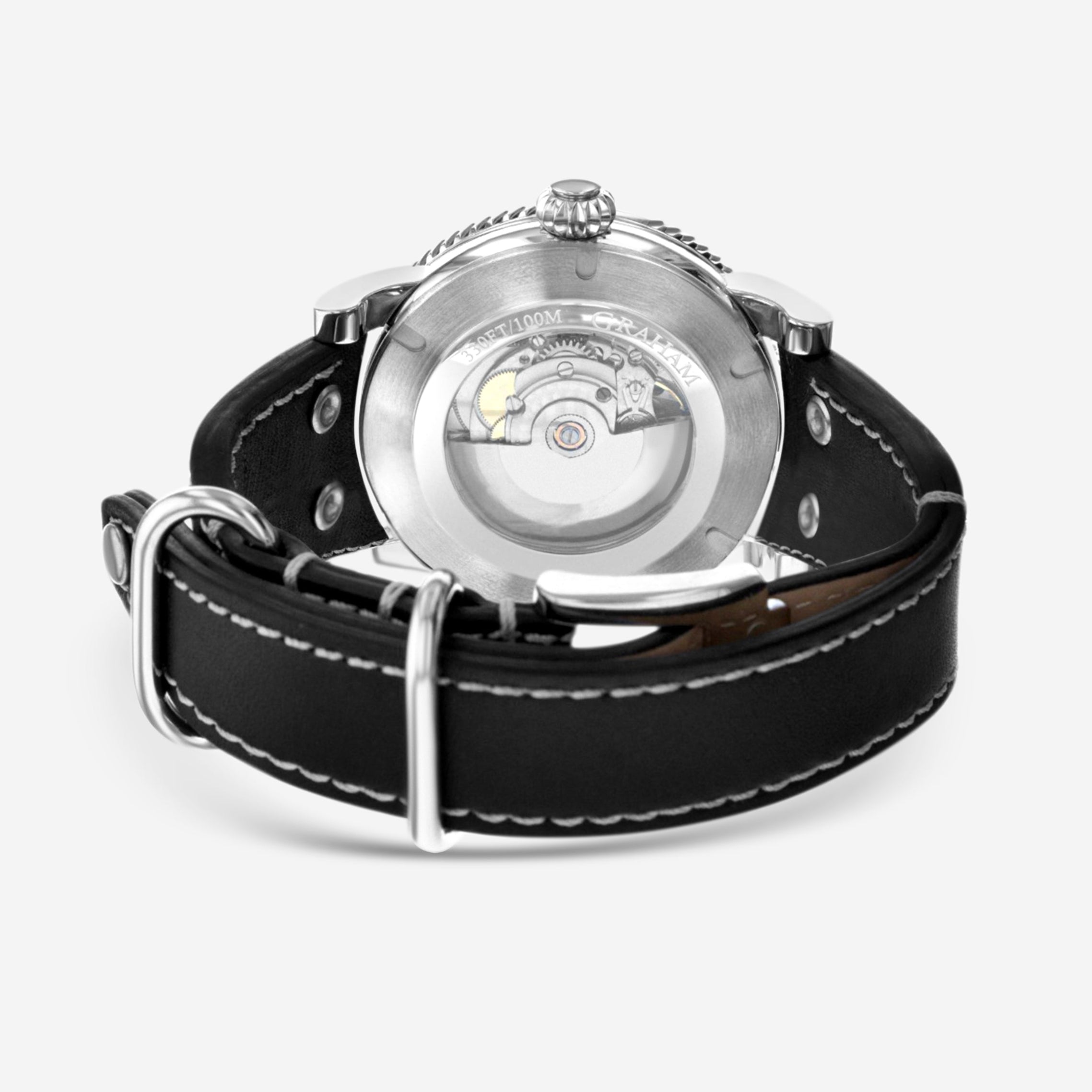 Graham Fortress City GMT Green Stainless Steel Automatic Men's Watch 2FOBC.G04A - THE SOLIST