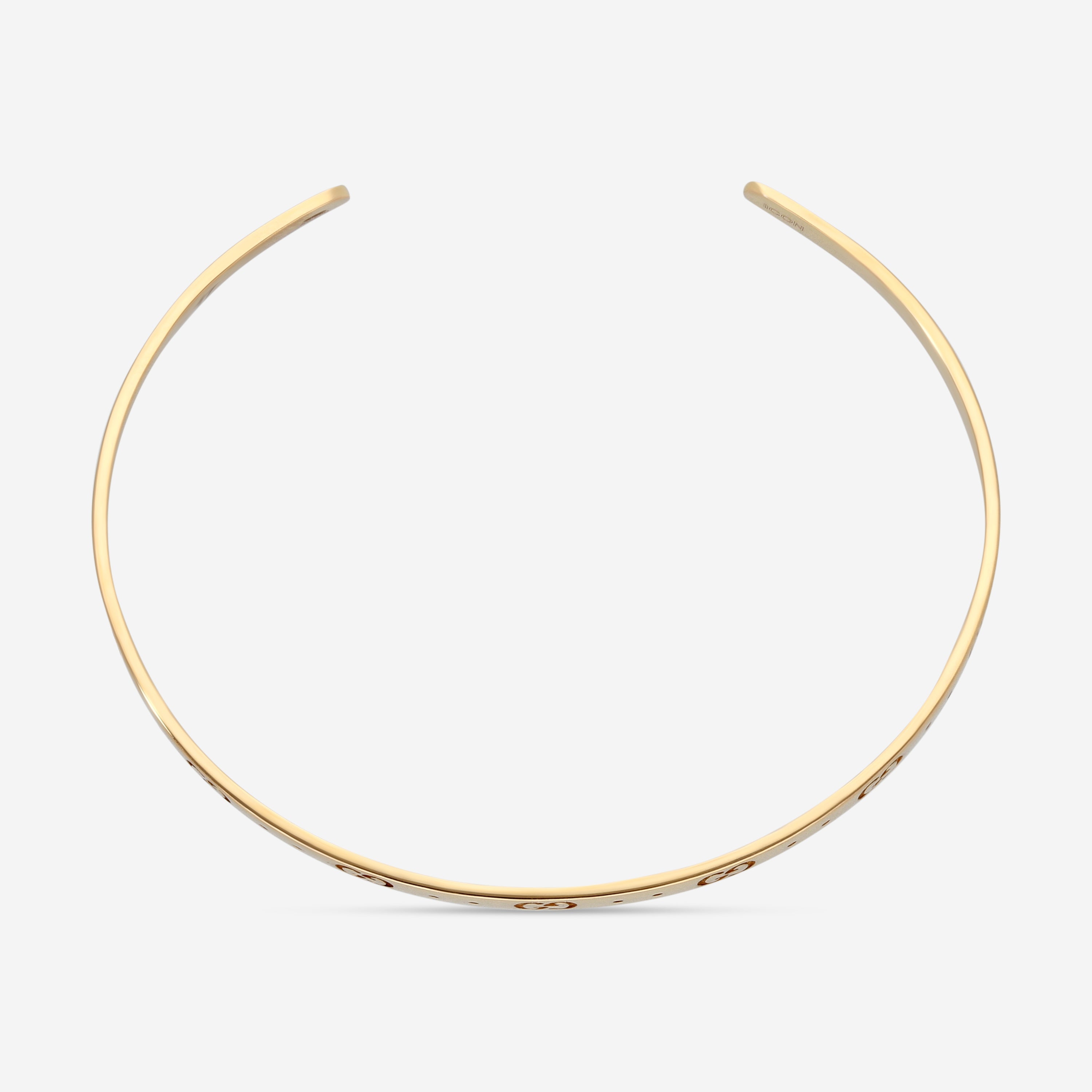 GUCCI Icon Thin Bangle 18kt Pink Gold Bracelet YBA434524002017 MSRP $2,700 - THE SOLIST