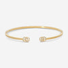 GUCCI GG Running 18kt Yellow Gold and Diamond Cuff Bracelet YBA481662001016 MSRP $2,450 - THE SOLIST