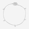 Gucci GG Running 18K White Gold and Diamond Bracelet YBA481671002018 MSRP $2,250 - THE SOLIST