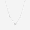 GUCCI GG Running 18kt White Gold and Diamond Necklace YBB47923100100U MSRP $2,050 - THE SOLIST