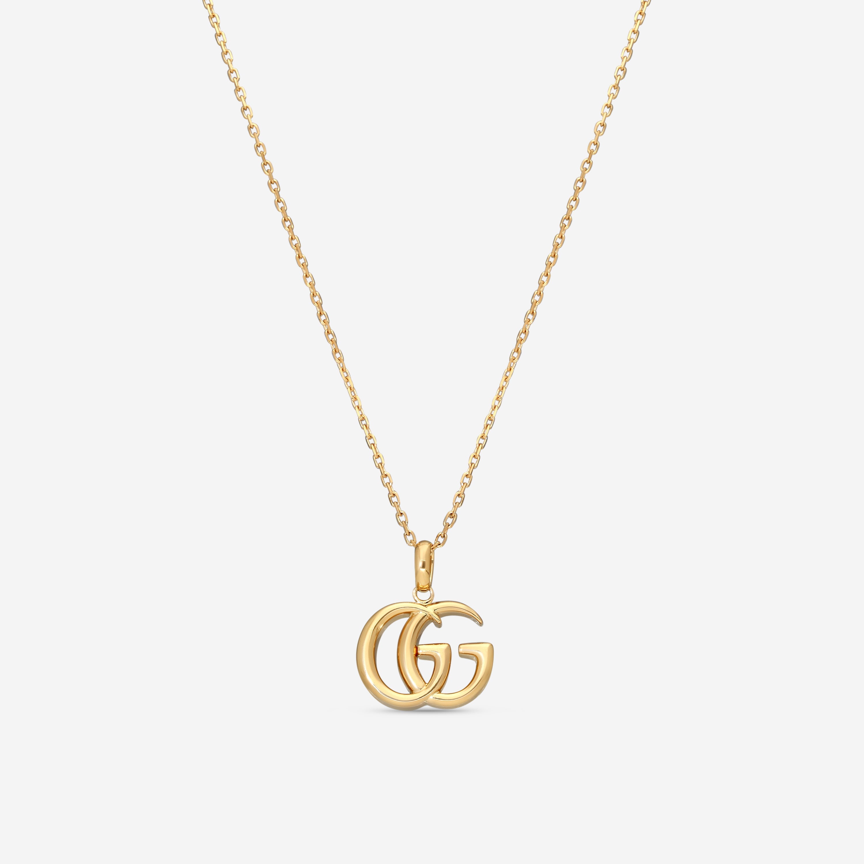 Gucci GG Running 18K Yellow Gold Necklace YBB50208800100U MSRP $2,600 - THE SOLIST