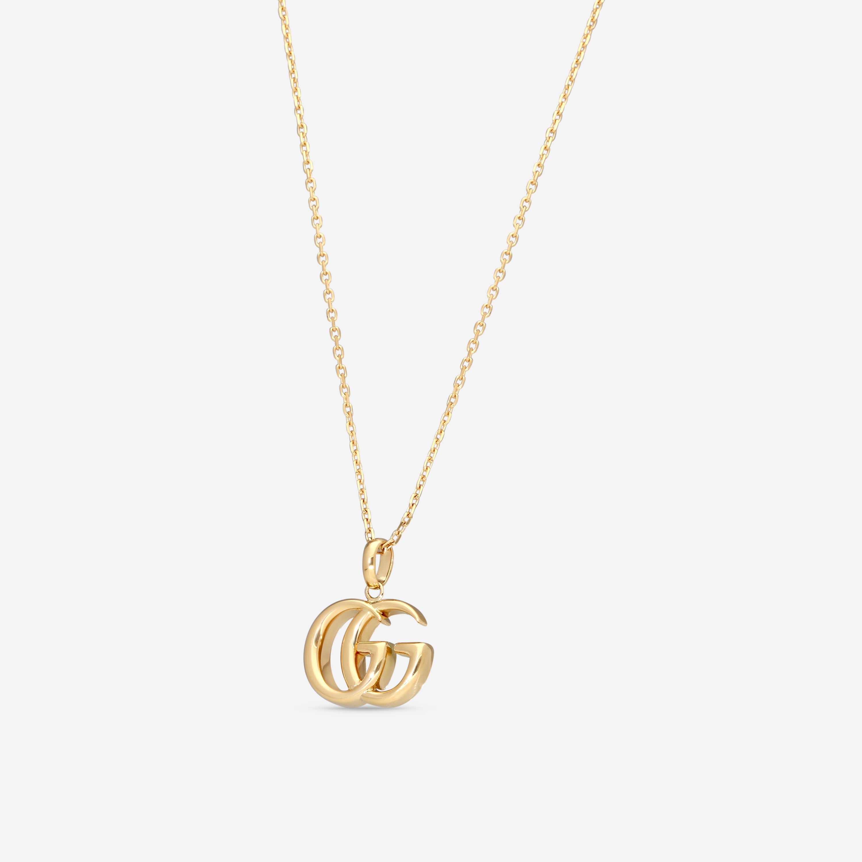 Gucci GG Running 18K Yellow Gold Necklace YBB50208800100U MSRP $2,600 - THE SOLIST