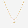 GUCCI Flora Double G Detail 18kt Yellow Gold and Diamond Necklace YBB58184200200U MSRP $2,980 - THE SOLIST