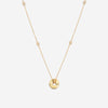 Gucci 18K Yellow Gold Round Pendant and Star Cut Out Necklace YBB72936300100U MSRP $2,450 - THE SOLIST