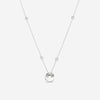 Gucci 18K White Gold Round Pendant Necklace with Heart Cut-Out YBB72937300200U MSRP $2,650 - THE SOLIST