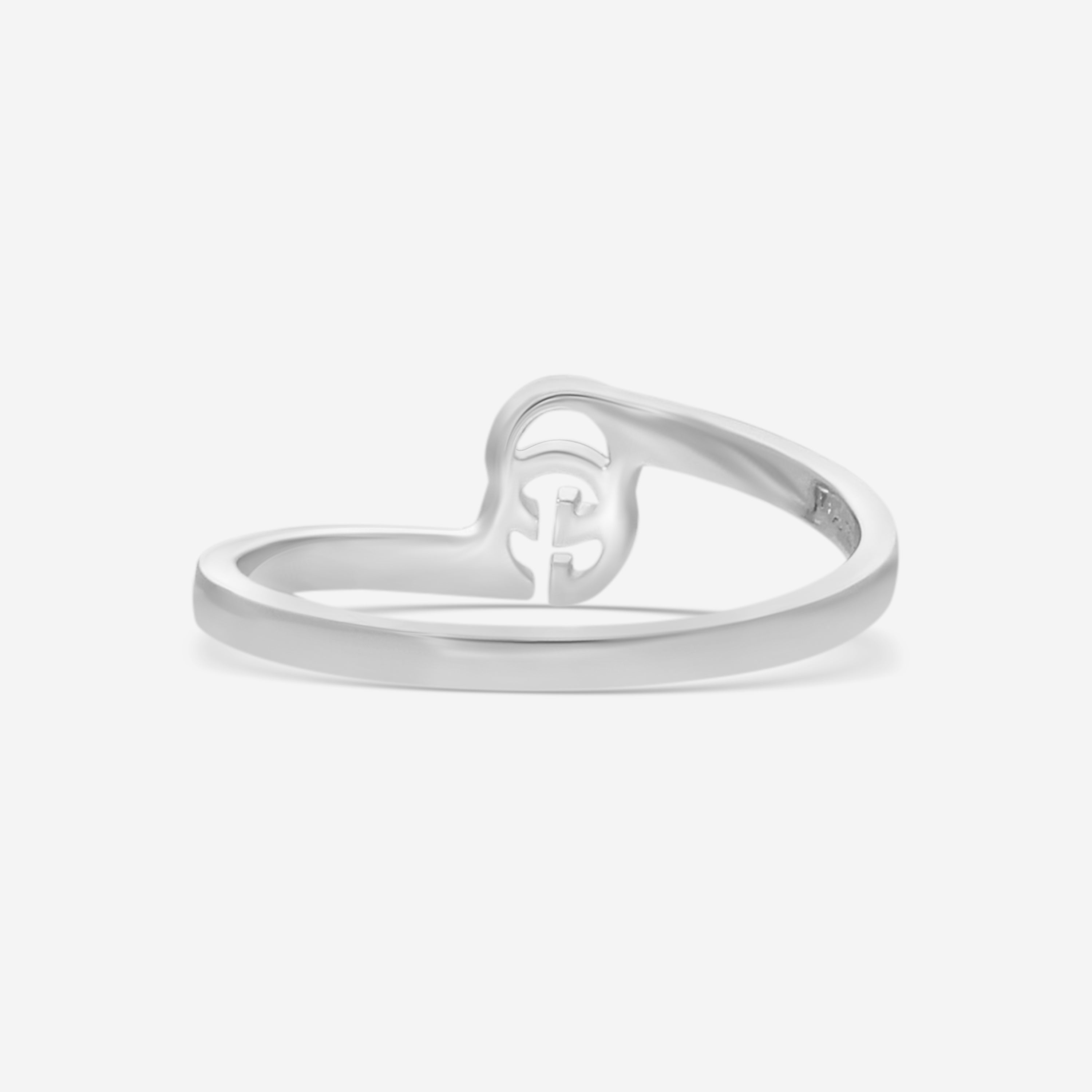 Gucci GG Running 18K White Gold Ring YBC457122003017 MSRP $920 - THE SOLIST