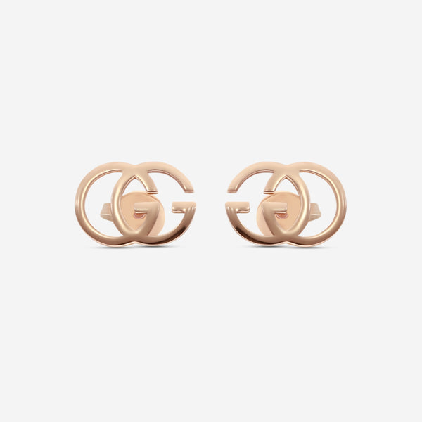 Gucci GG Running 18K Rose Gold Earrings YBD70280100100U MSRP $750 - THE SOLIST