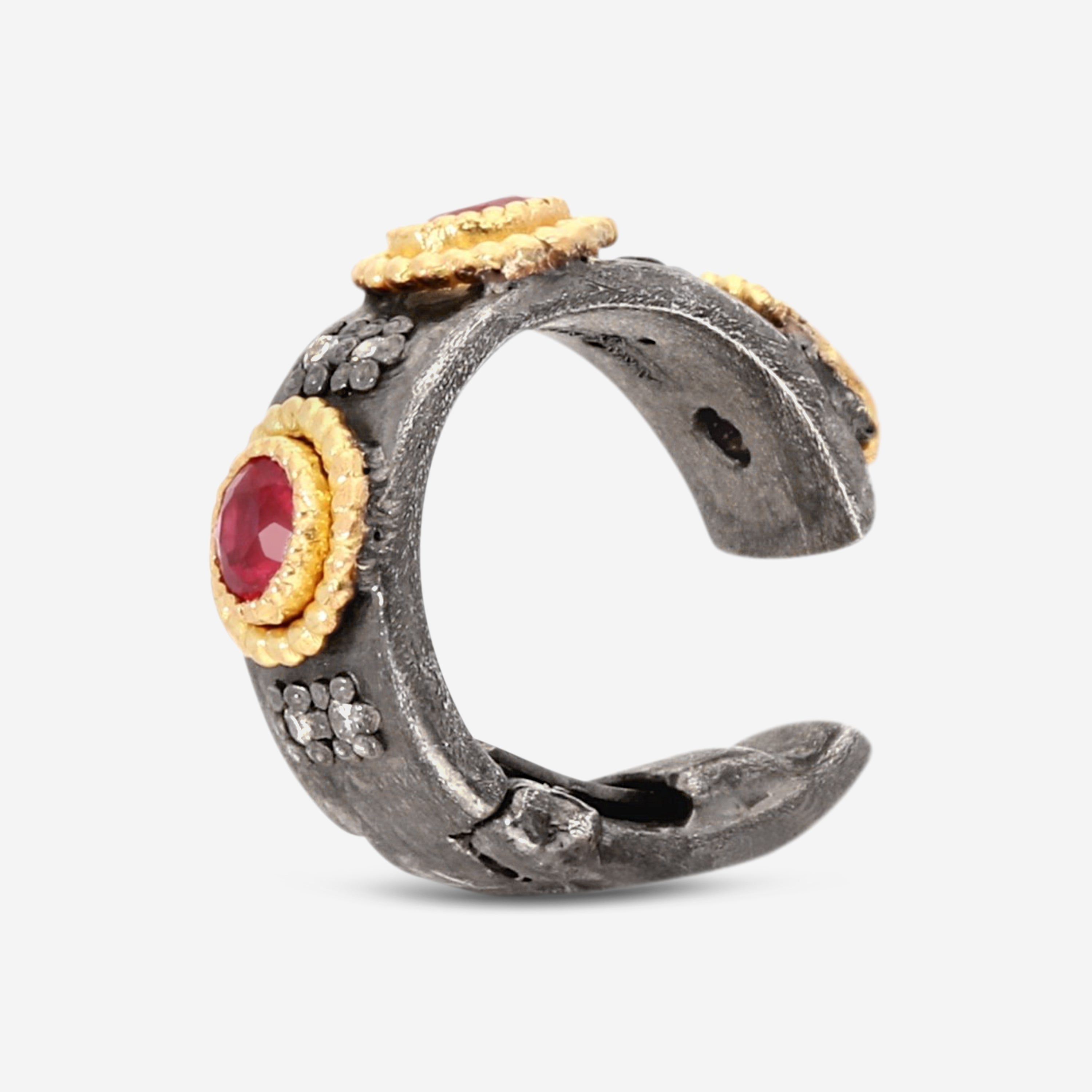 Armenta 18K Yellow Gold & Blackened Sterling Silver Ear Cuff 19938 - THE SOLIST