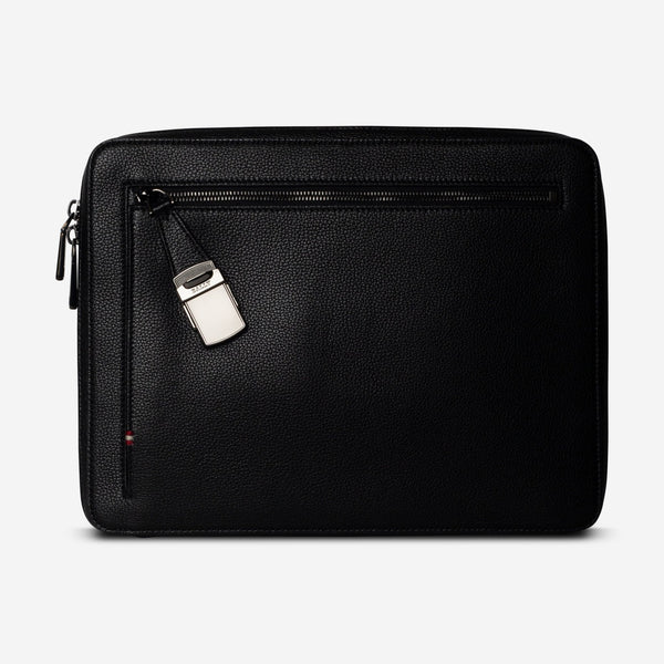 Bally Gabher Men's Black Leather Handbag 6230945 - THE SOLIST - Bally