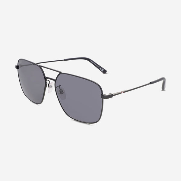 Bally Men's Shiny Black & Blue Aviator Sunglasses BY0095 - D - THE SOLIST - Bally