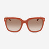 Bally Women's Shiny Orange & Gradient Brown Oversized Sunglasses BY0034 - H - THE SOLIST - Bally