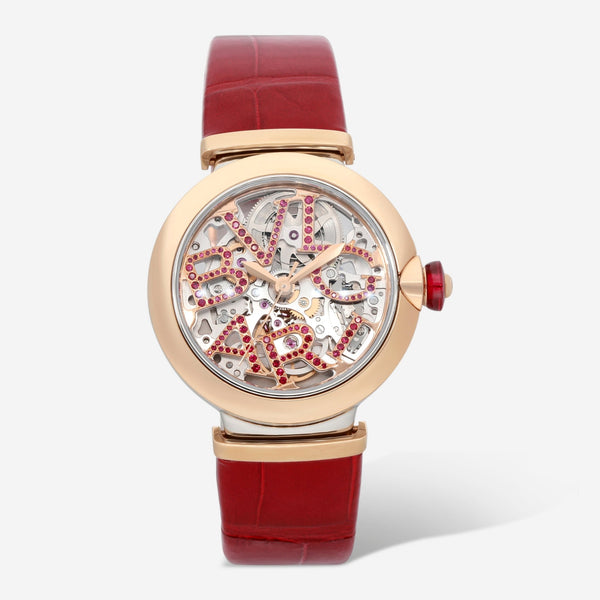Bulgari Lvcea 18K Rose Gold Automatic Ladies Watch 103122 - THE SOLIST - Bulgari