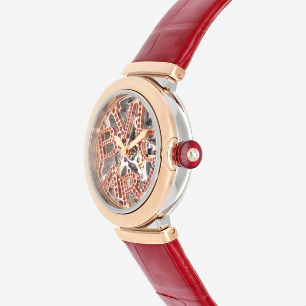 Bulgari Lvcea 18K Rose Gold Automatic Ladies Watch 103122 - THE SOLIST - Bulgari