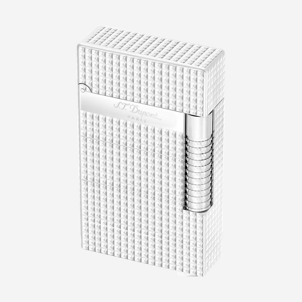S.T. Dupont Le Grand Silver Diamond Head Lighter C23011