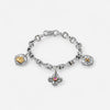 Konstantino Sterling Silver & 18K Yellow Gold Corundum Charm Bracelet BKJ698-538 - THE SOLIST