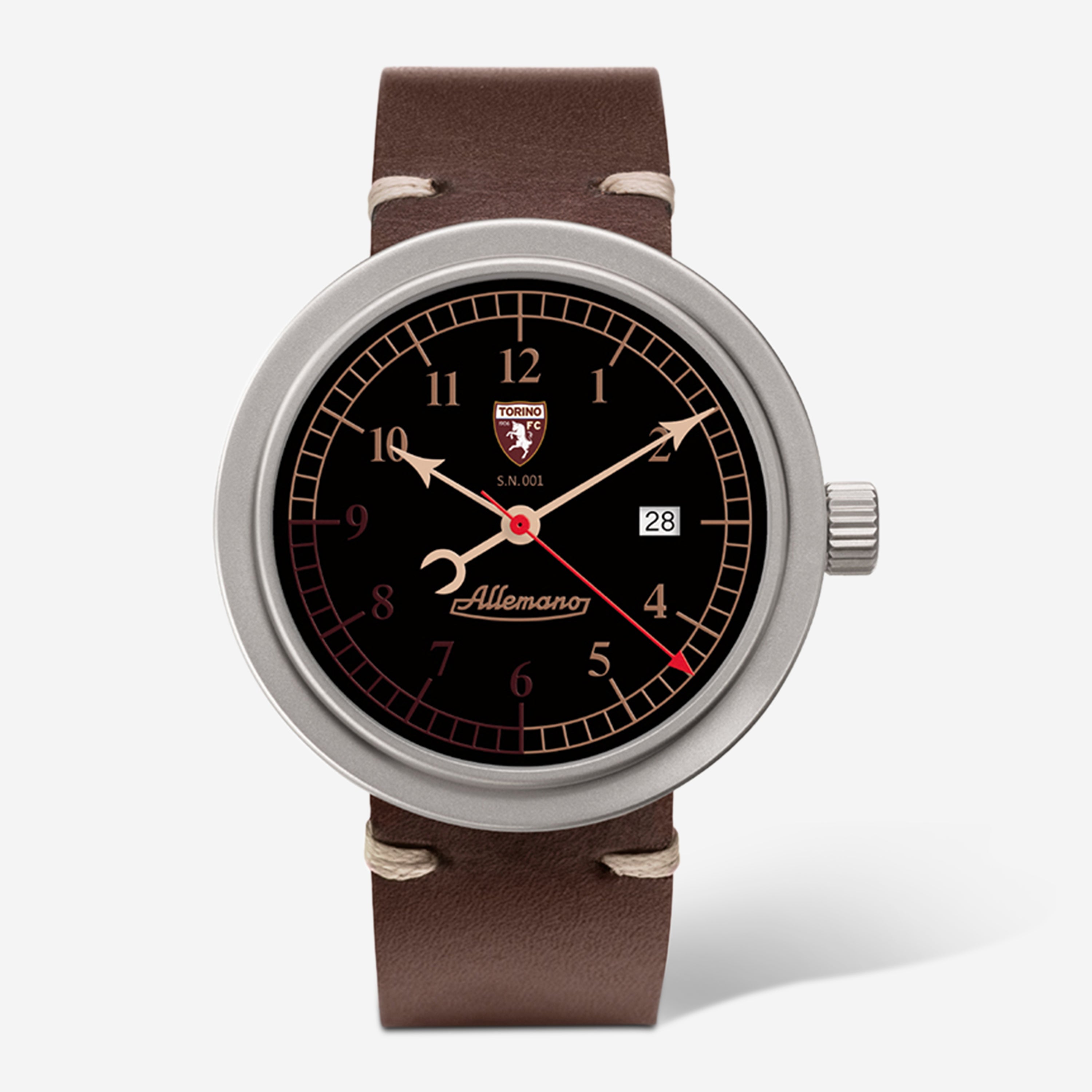 Allemano '1919 Day' Grande Torino Stainless Steel Men's Automatic Watch DAYA1919NPSBMT - THE SOLIST