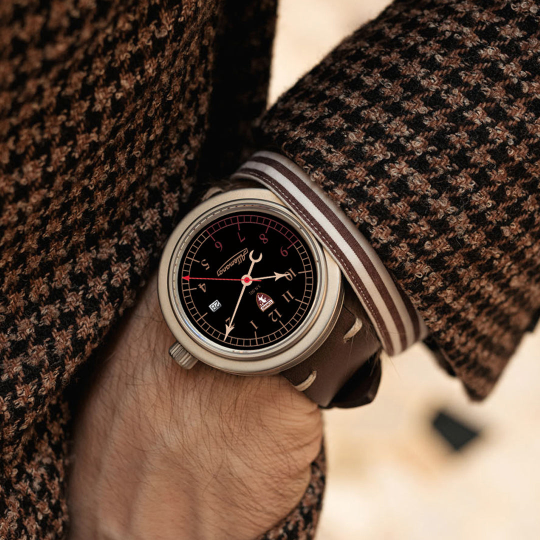 Allemano '1919 Day' Grande Torino Stainless Steel Men's Automatic Watch DAYA1919NPSBMT - THE SOLIST