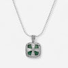 Konstantino Sterling Silver Green Aventurine Pendant MEKJ667-131-448 - THE SOLIST